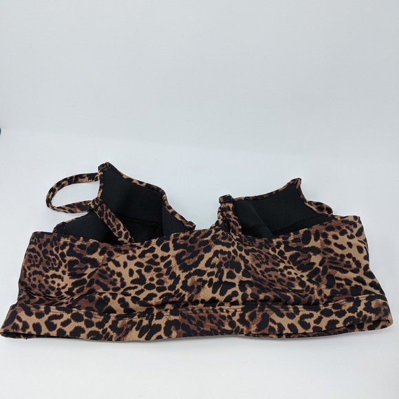 Longline Underwire Balconette Swim Bikini Top - Picture 4 of 6